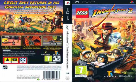 Игра LEGO Indiana Jones 2 The adventure continues, Sony PSP, 178-53, Баград.рф